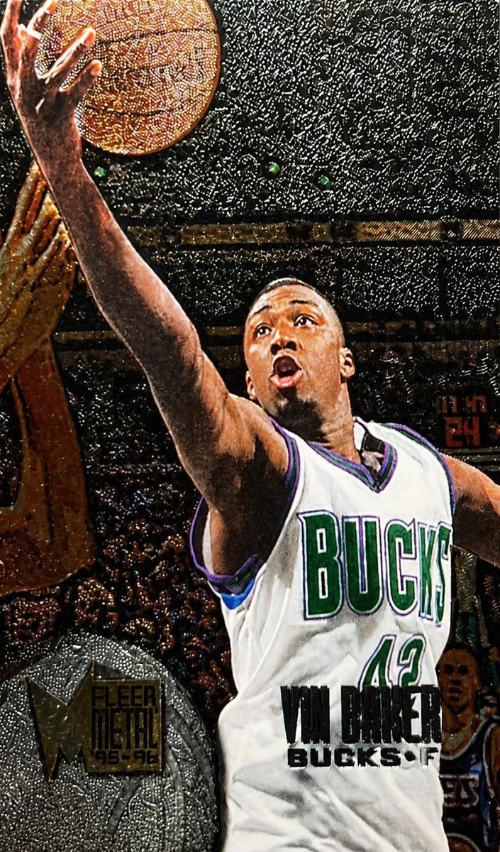 1995 Fleer Metal Vin Baker #61 card