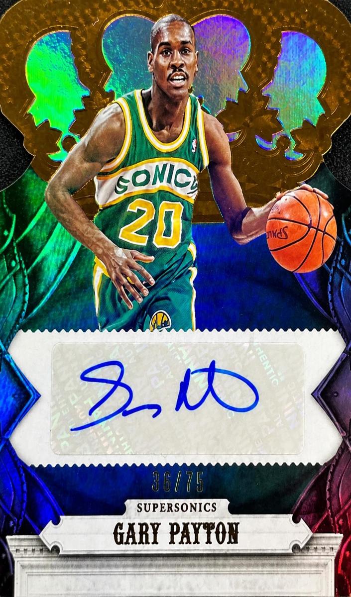 2017 Panini Crown Royale Gary Payton [Gold] #CA-GPT card