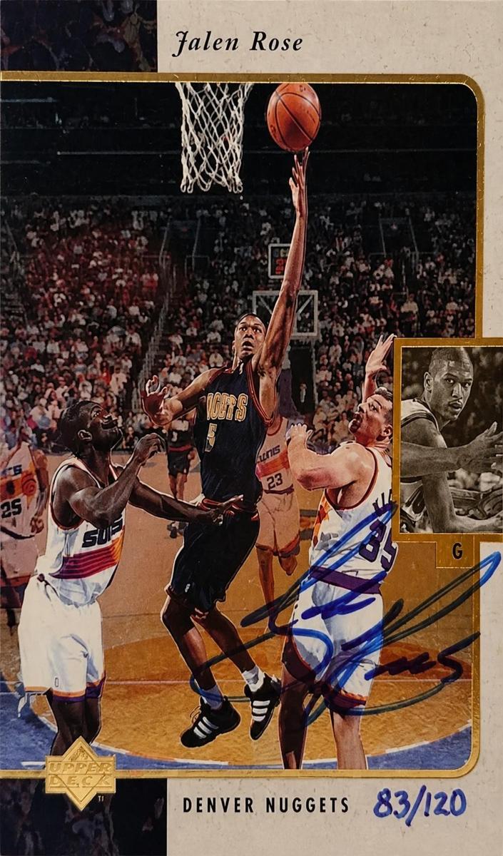 1995 SP Jalen Rose #37 card