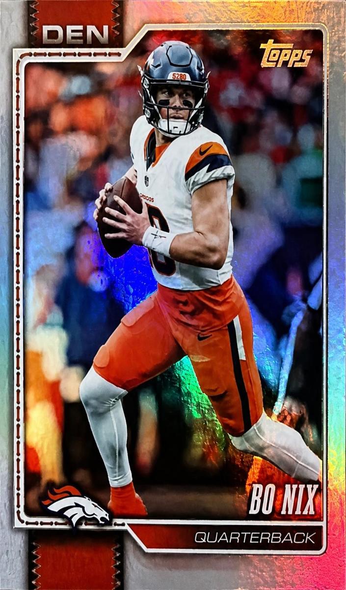 2026 Bo Nix [Rainbow Foil] #58