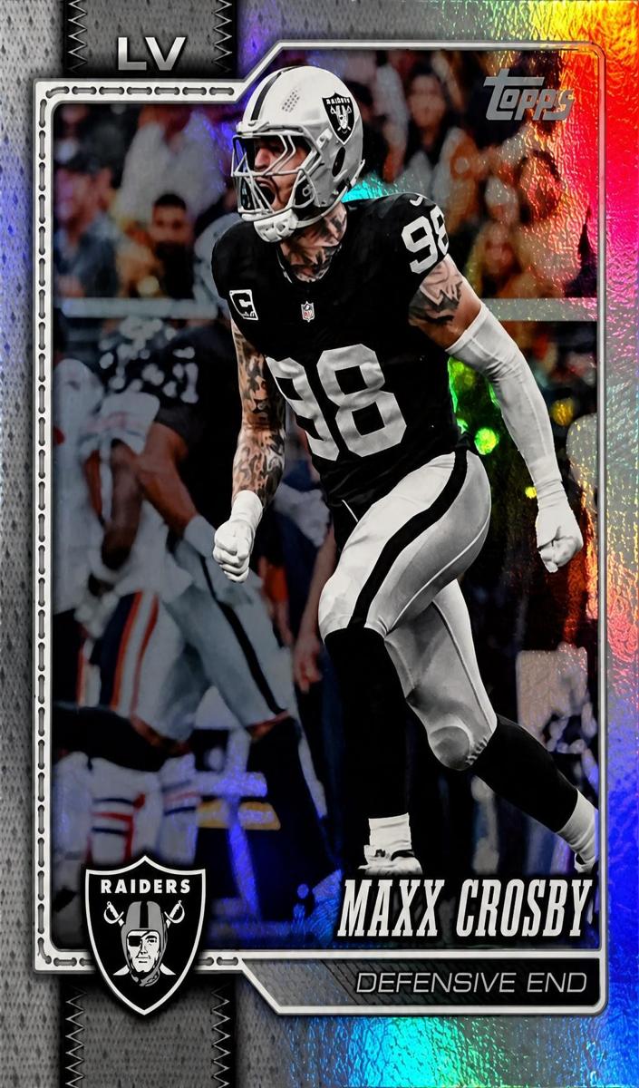 2026 Maxx Crosby [Rainbow Foil] #122