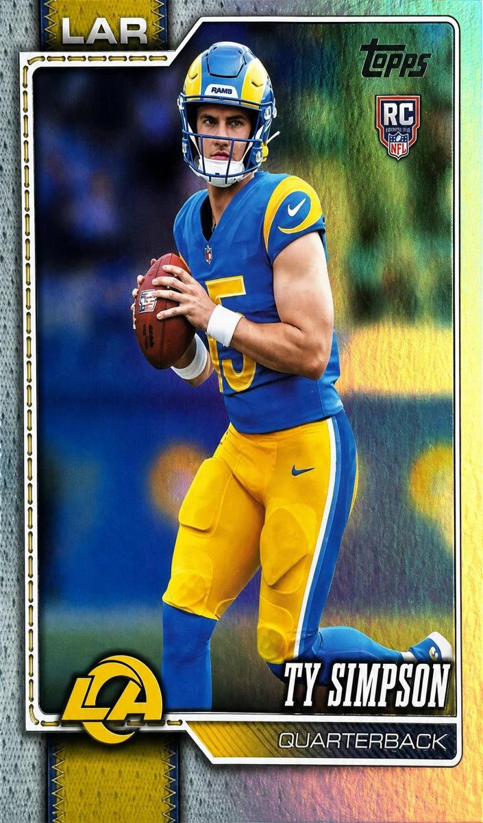 2026 Ty Simpson [Rainbow Foil] #302