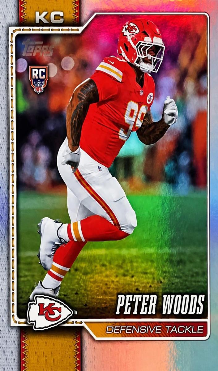 2026 Peter Woods [Rainbow Foil] #342