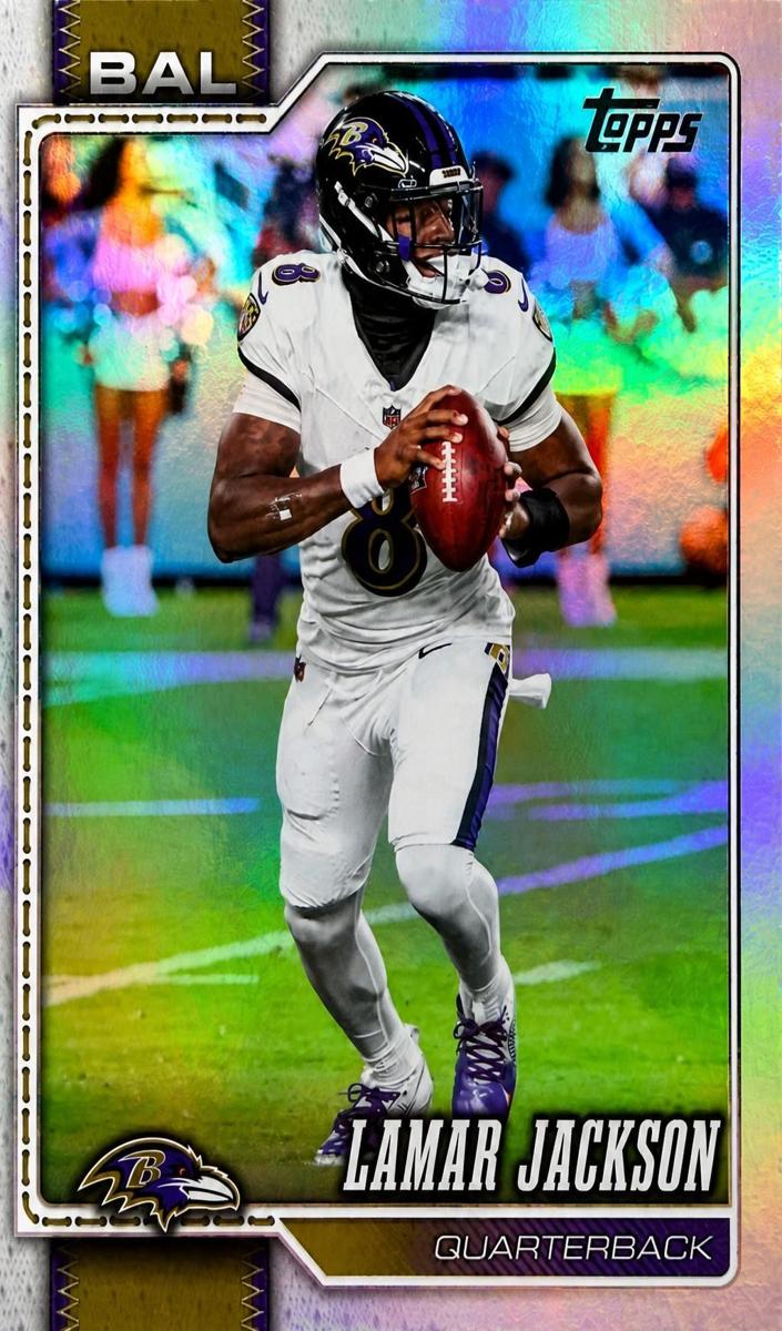 2026 Lamar Jackson [Rainbow Foil] #13