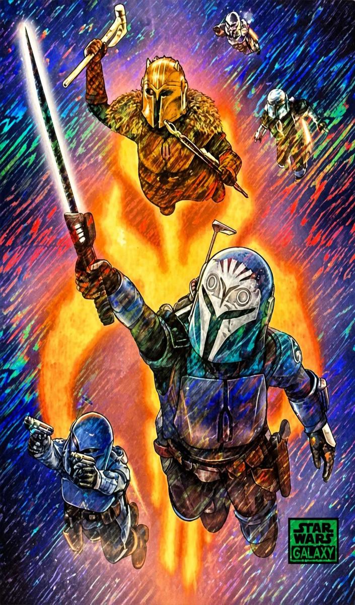 2026 FOR MANDALORE [Green Shimmer Refractor] #28