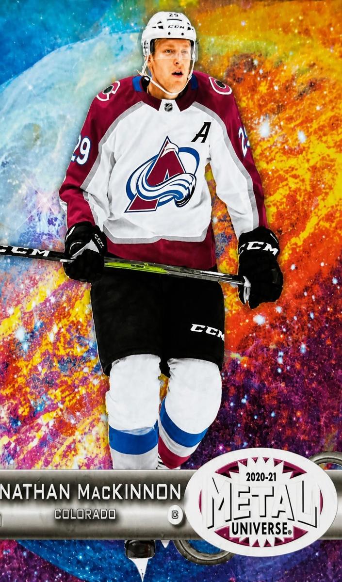 2020 Skybox Metal Universe Nathan MacKinnon [Red] #R-17 card