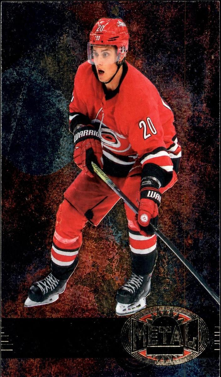 2020 Skybox Metal Universe Sebastian Aho [Red] #R-22 card