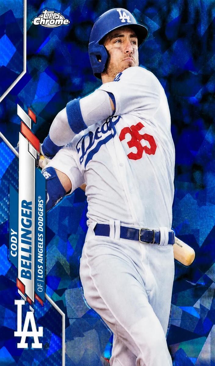 2020 Topps Chrome Sapphire Cody Bellinger [Purple] #50 card