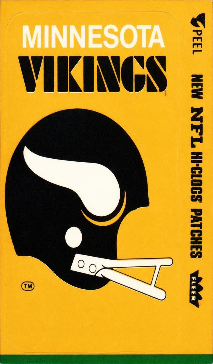 1972 Minnesota Vikings Helmet #NNO