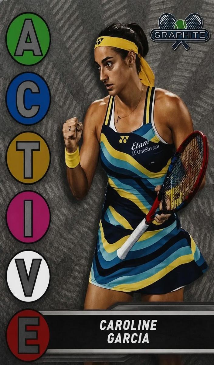 2024 Topps Graphite Caroline Garcia #ACM-51 card