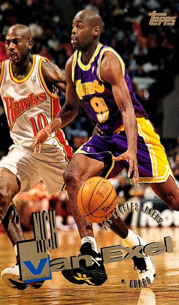 1995 Topps Nick Van Exel #163 card