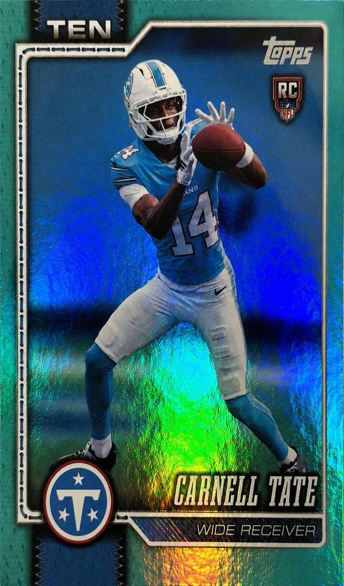 2026 Carnell Tate [Aqua Holo Foil] #318