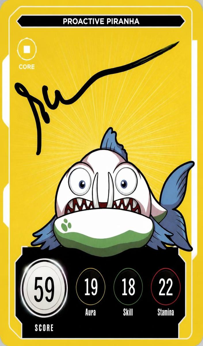 2022 Proactive Piranha #193