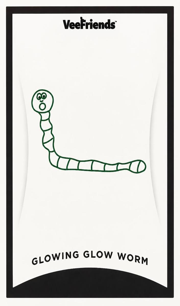 2022 Glowing Glow Worm #105