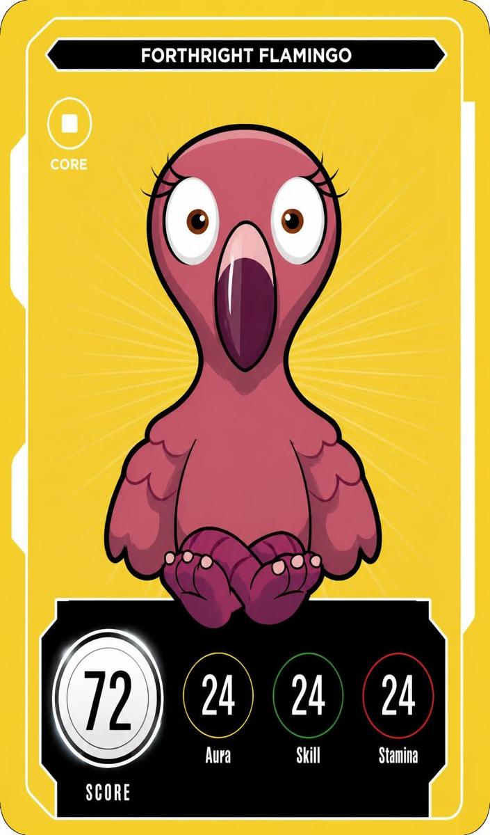 2022 Forthright Flamingo #95