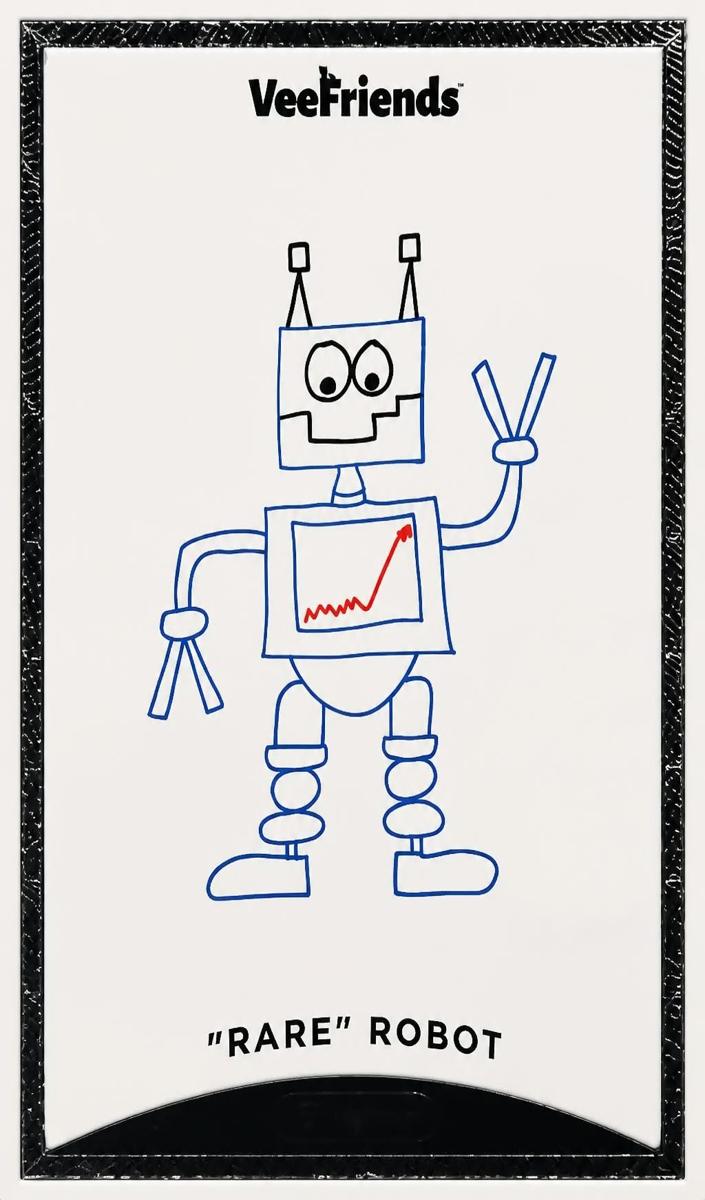 2022 Zerocool Veefriends "Rare" Robot #5 card