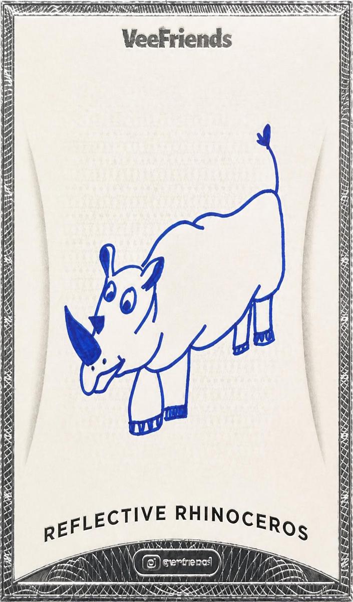 2022 Reflective Rhinoceros #200