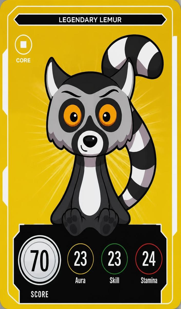 2022 Legendary Lemur #145