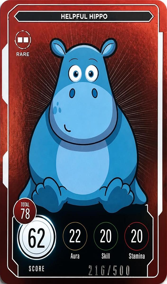 2022 Helpful Hippo [Rare] #118
