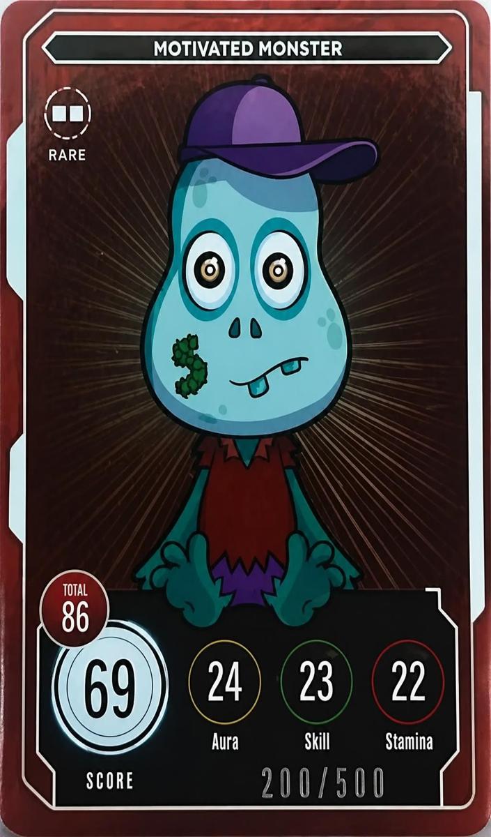 2022 Motivated Monster [Rare] #166