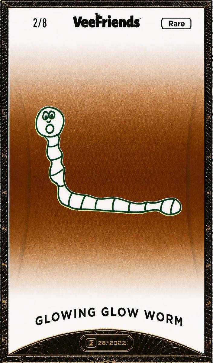 2022 Glowing Glow Worm [Rare] #105