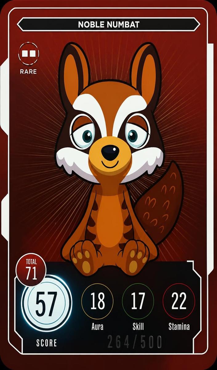 2022 Noble Numbat [Rare] #168