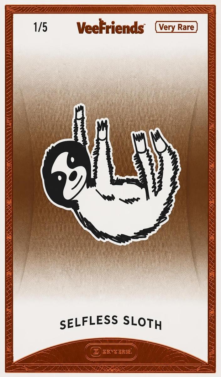 2022 Selfless Sloth [Very Rare] #207