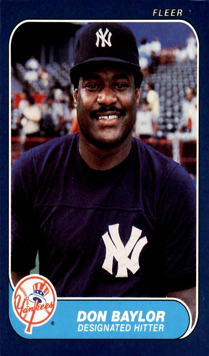 1986 Don Baylor #99