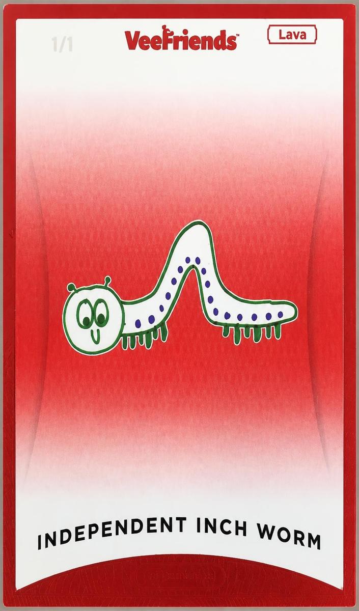 2022 Independent Inch Worm [Lava] #128