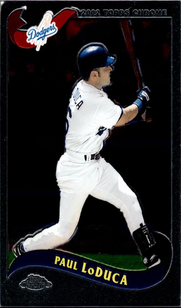 2002 Topps Chrome Paul Lo Duca #255 card