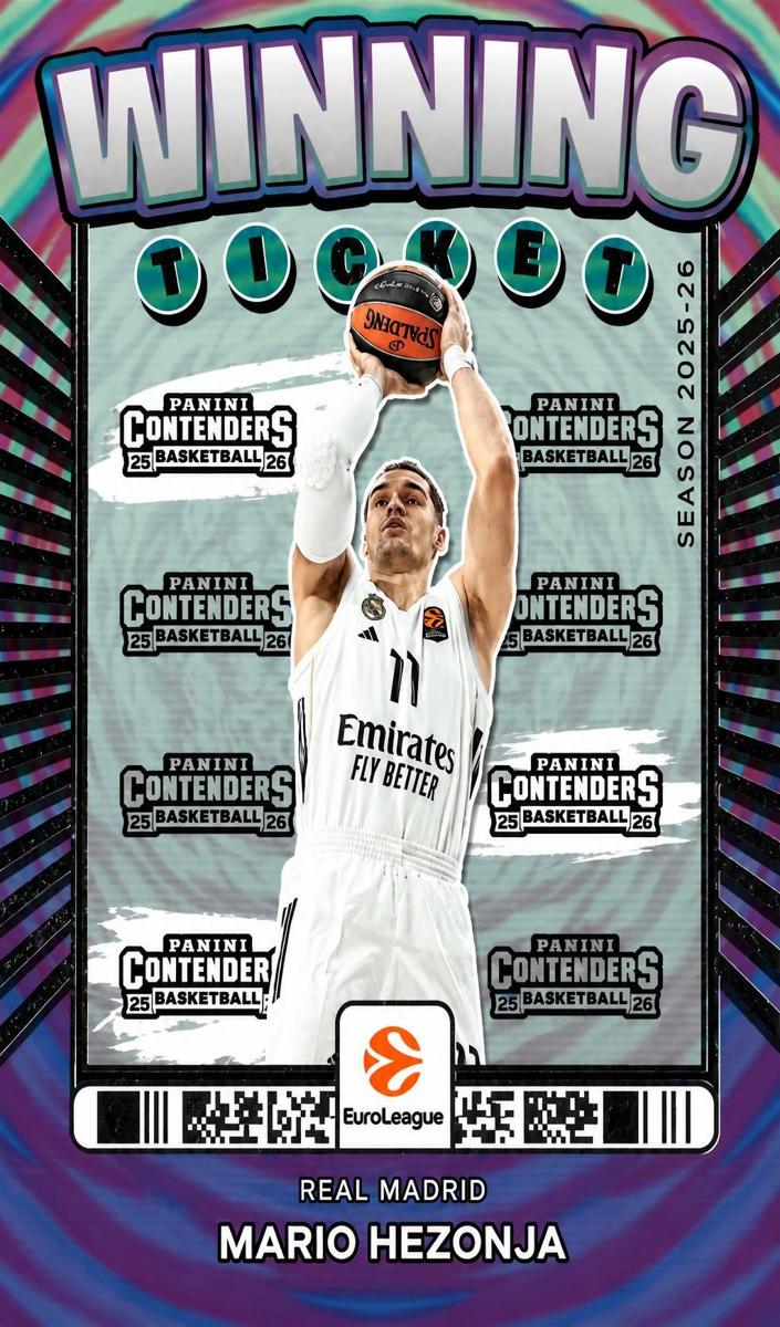 2025 Panini Contenders EuroLeague Mario Hezonja #12 card
