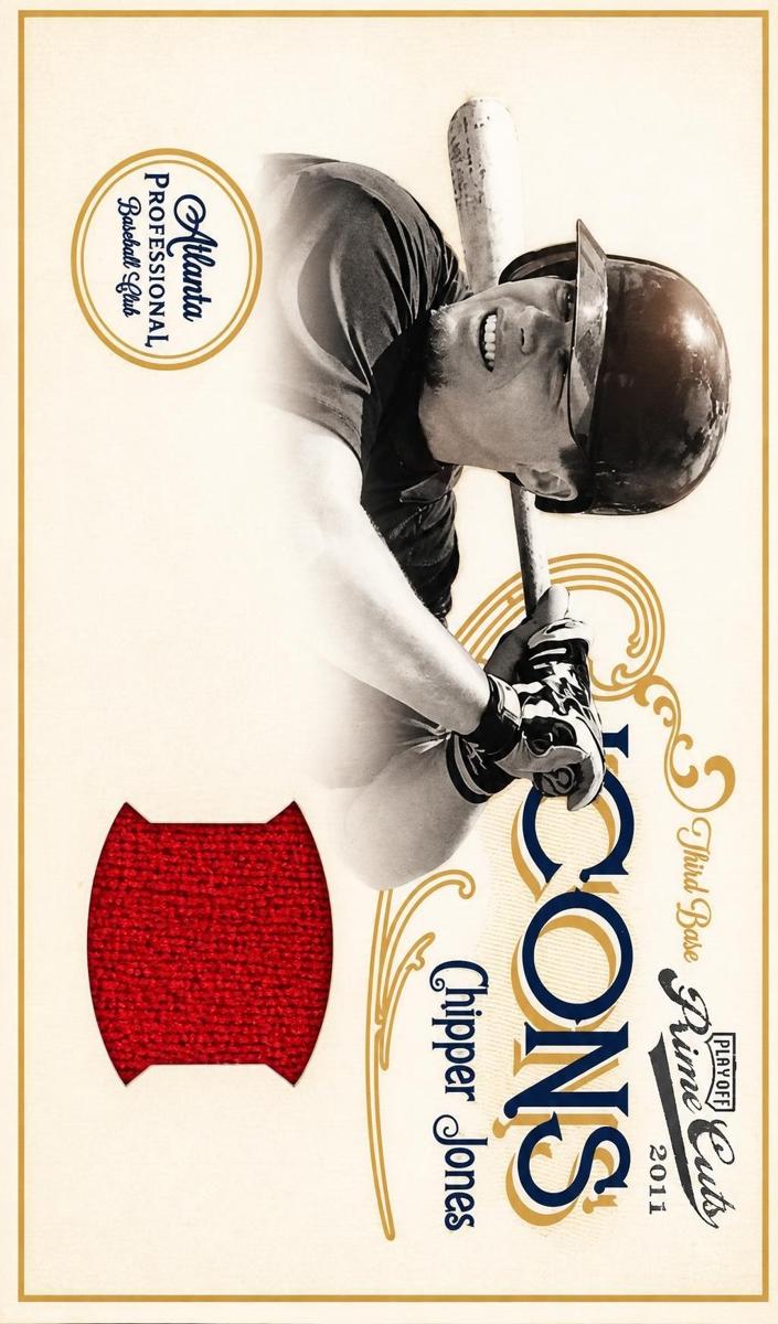 2011 Panini Prime Cuts Chipper Jones #27 card