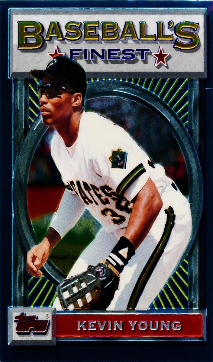 1993 Topps Finest Kevin Young #34 card
