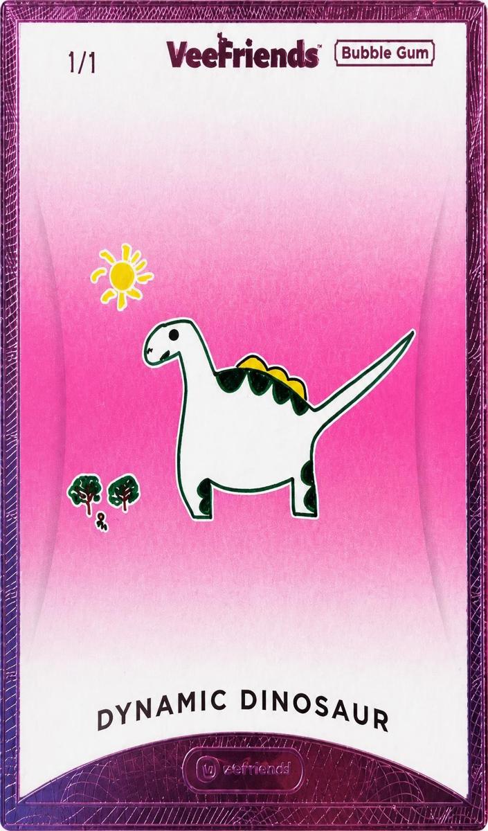 2022 Dynamic Dinosaur [Bubble Gum] #77