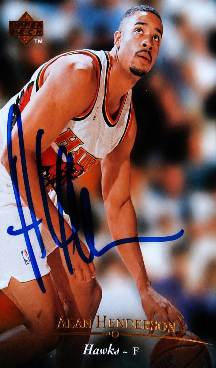 1995 Upper Deck Alan Henderson #132 card