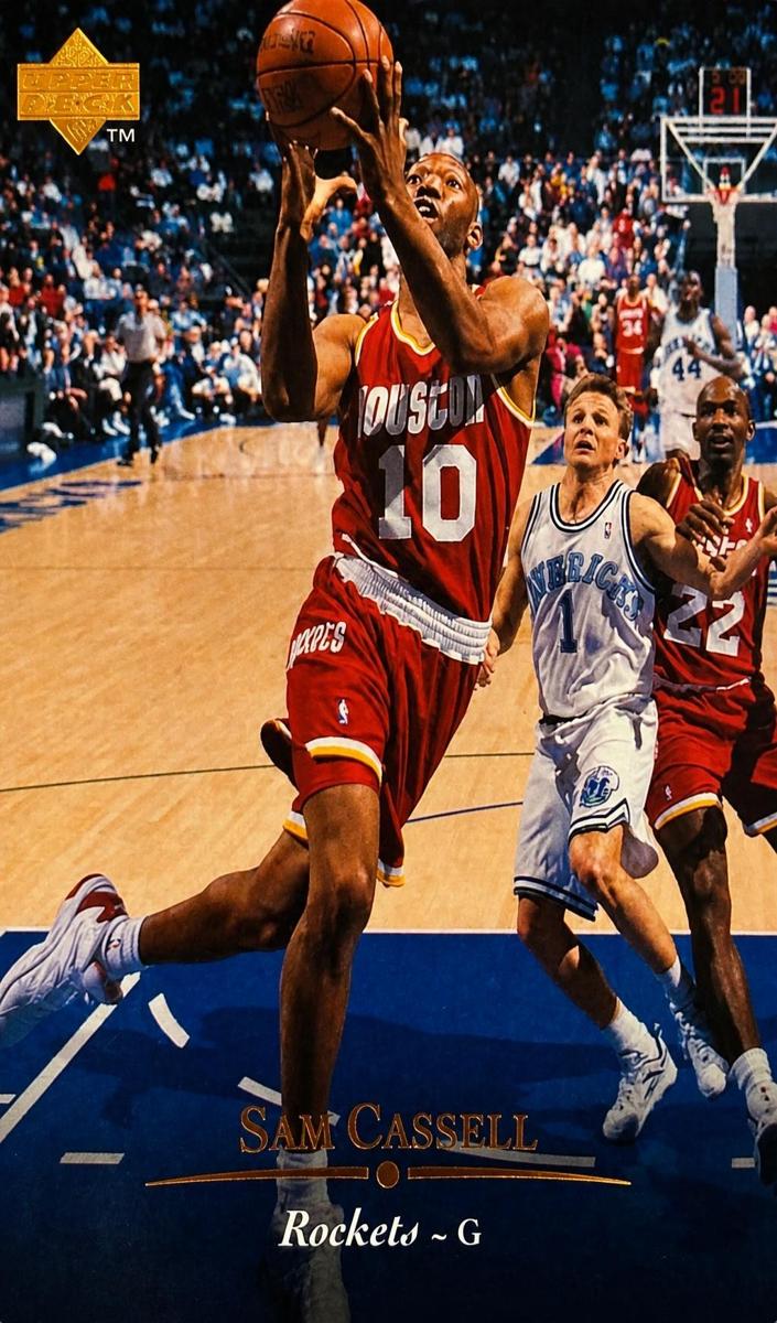 1995 Upper Deck Sam Cassell #123 card