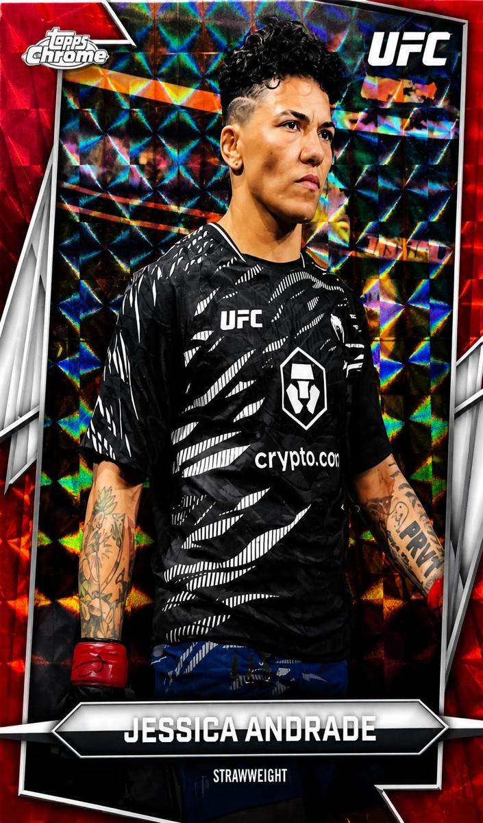 2026 Jessica Andrade [Red Geometric Refractor] #138