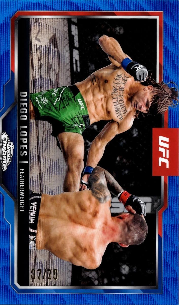 2025 Diego Lopes [Blue Wave Refractor] #140