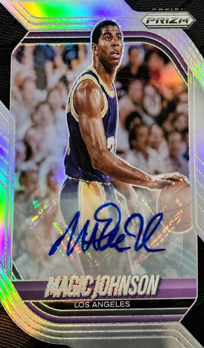 2025 Panini Prizm Magic Johnson #140 card