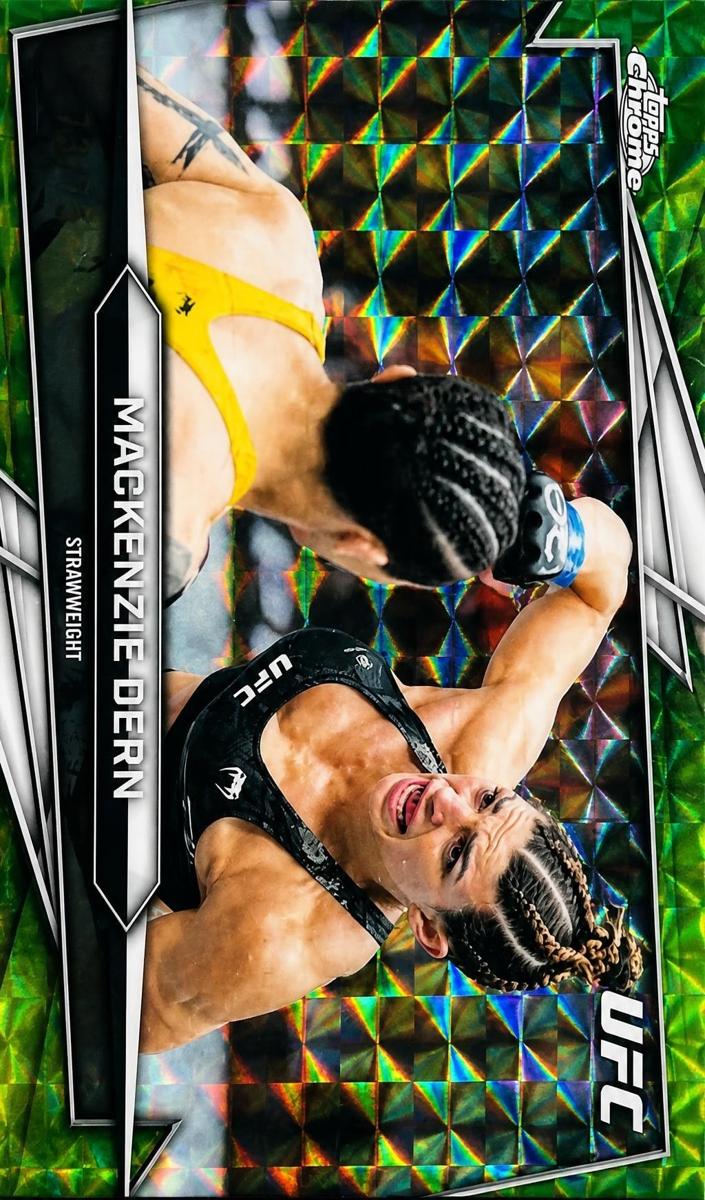 2026 Mackenzie Dern [Green Geometric Refractor] #185