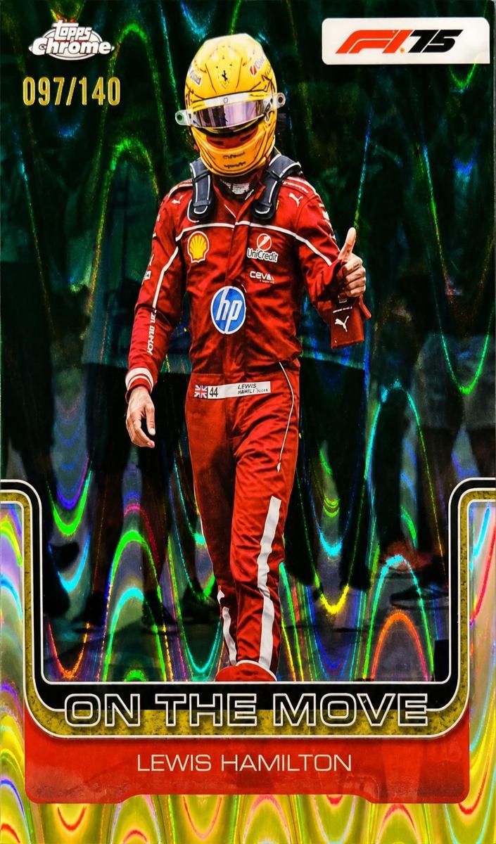 2025 Lewis Hamilton [Forest Green RayWave Refractor] #191
