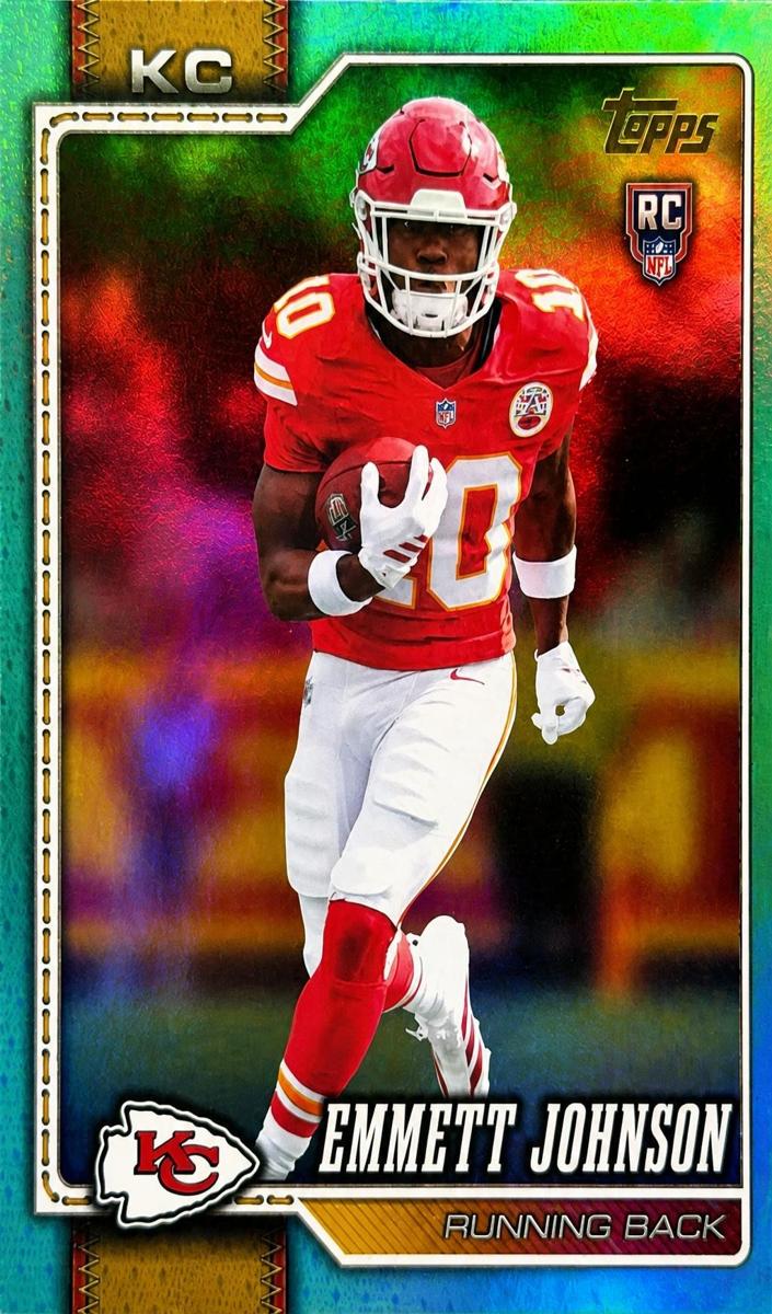 2026 Emmett Johnson [Aqua Holo Foil] #313