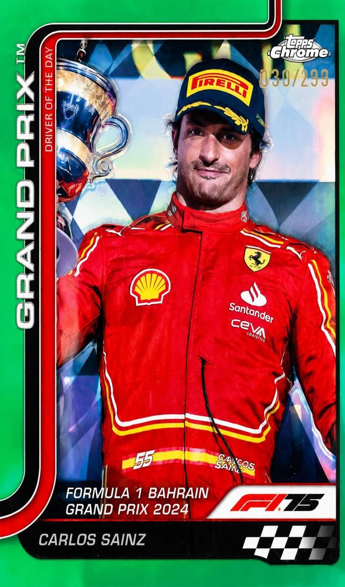2025 Carlos Sainz [Teal Refractor] #122