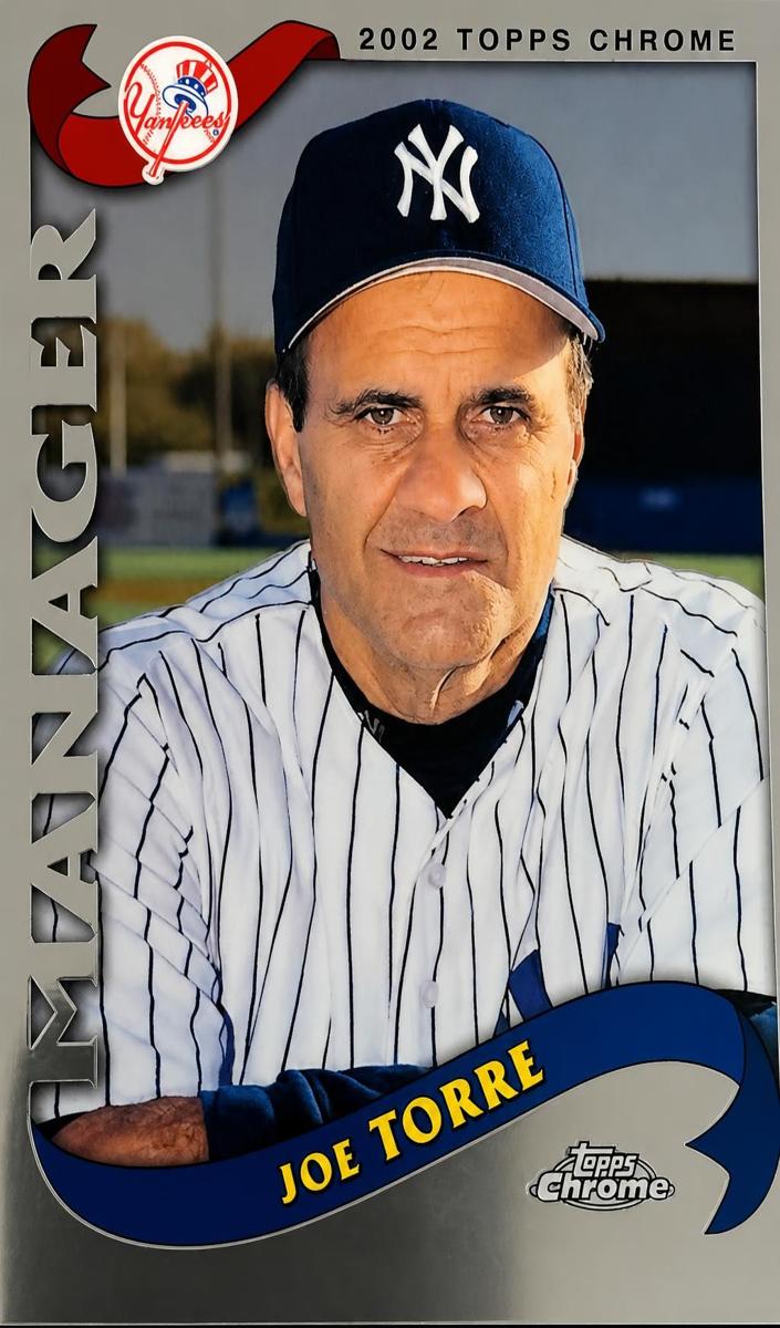 2002 Joe Torre [Gold Refractor] #305
