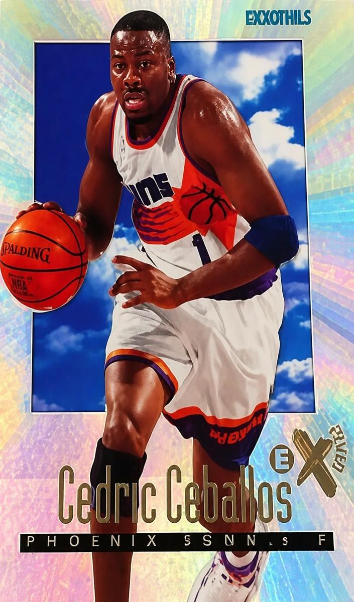 1996 Skybox E-X2000 Cedric Ceballos #55 card