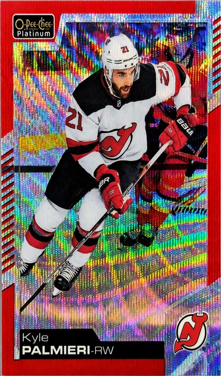 2020 O-Pee-Chee Platinum Kyle Palmieri [Red Surge] #87 card