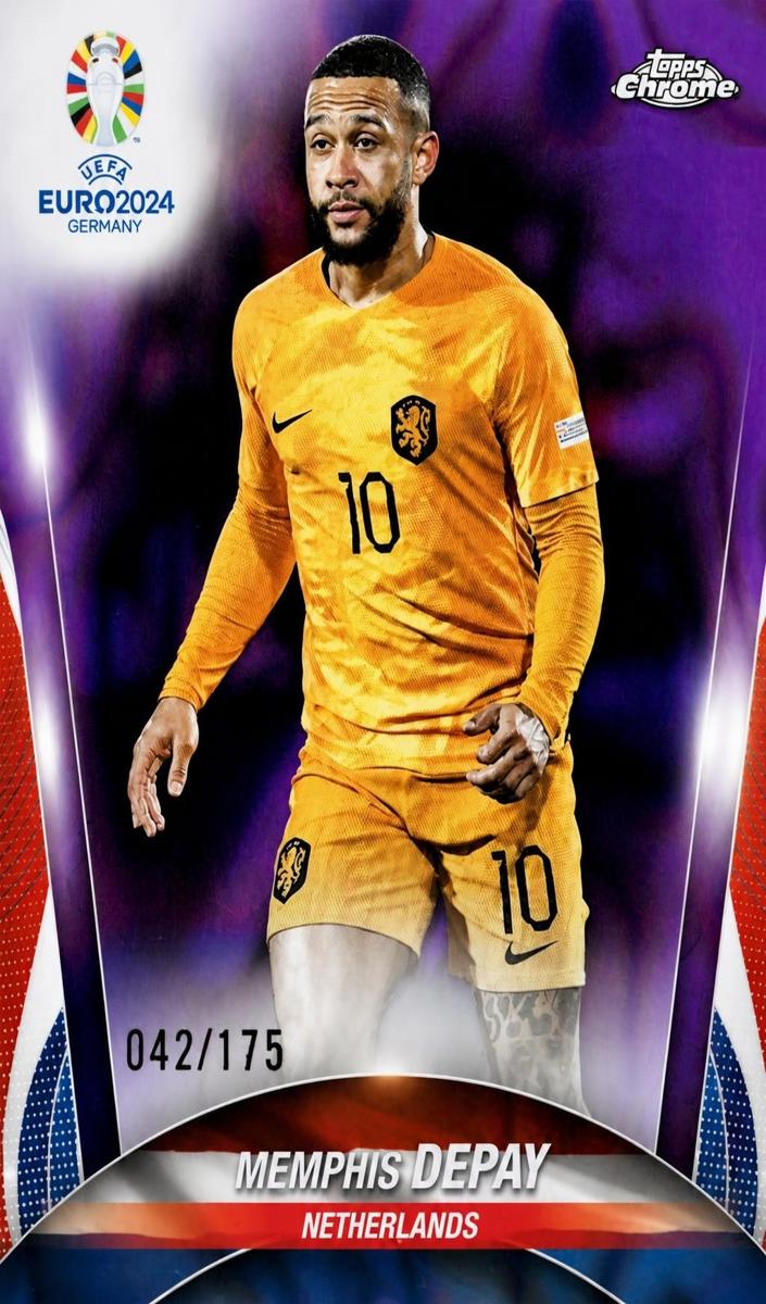 2024 Memphis Depay [Purple Lava Refractor] #37