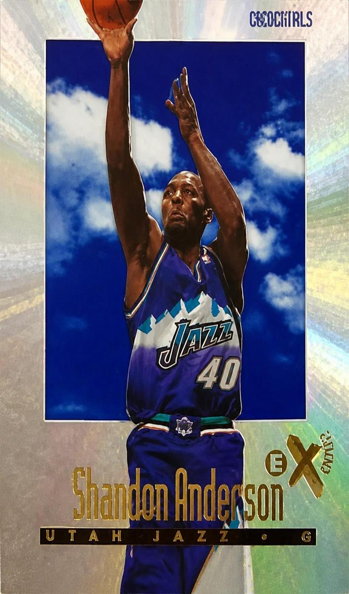 1996 Skybox E-X2000 Shandon Anderson #73 card