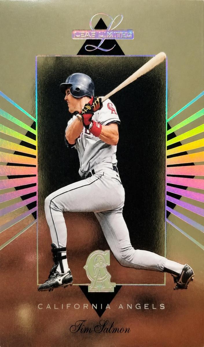 1994 Leaf Limited Tim Salmon #18 card