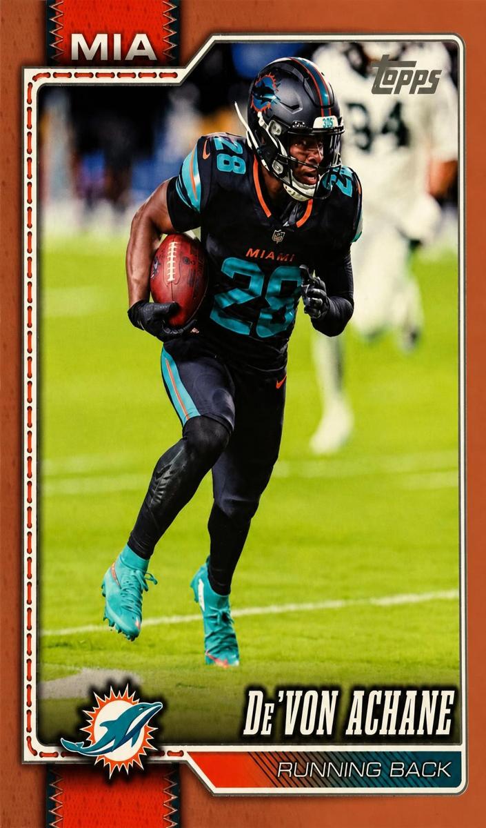 2026 De'Von Achane #127